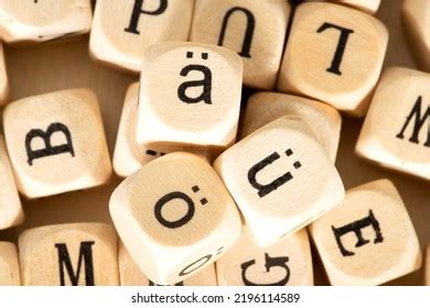 Different Letters Umlauts German Language Stock Photo 2196114589 | Shutterstock