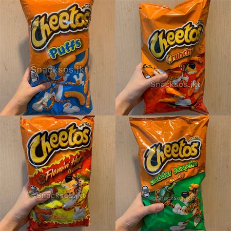 Jual Cheetos Frito Lays Crunchy Cheese Flamin Hot Cheddar Jalapeno