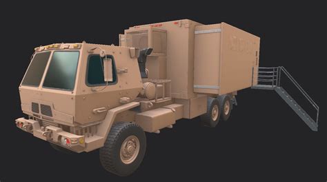 ArtStation - M1087 Vehicle for VR