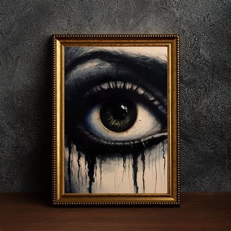 Horror Eye, Printable Gothic Eye, Dark Art Print, Abandoned Art, Dark ...