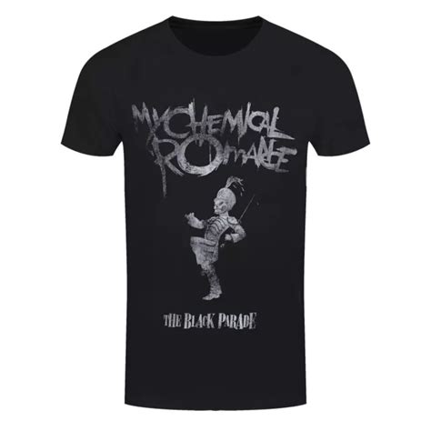 My Chemical Romance T Shirt Mcr Black Parade Rock Band Official Black