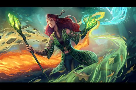 Artstation Critical Role Fanart Keyleth