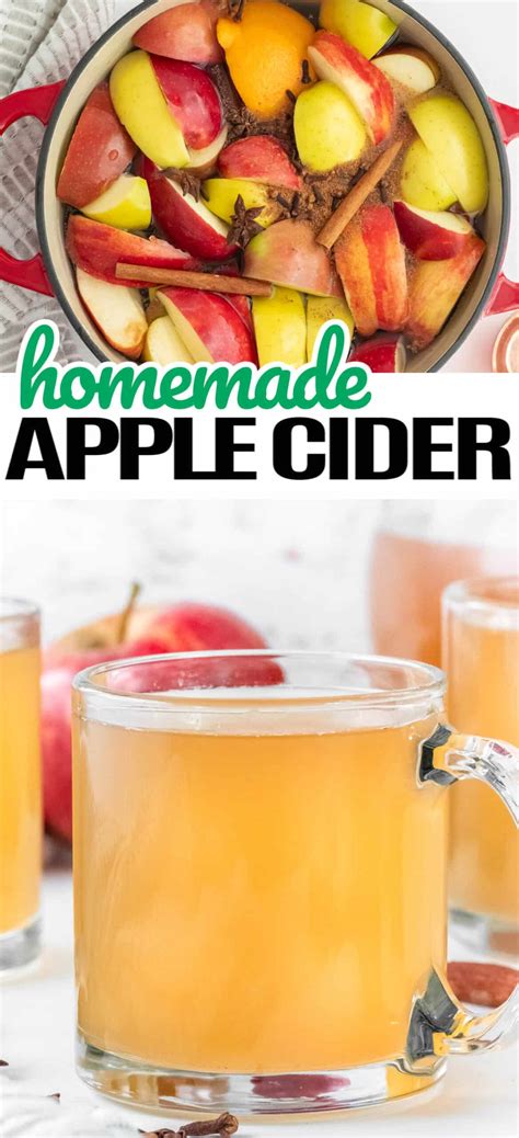 Homemade Apple Cider Recipe ⋆ Real Housemoms