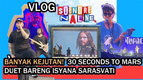 Soundrenaline 2023 30 Seconds To Mars Duet Bareng Isyana Sarasvati