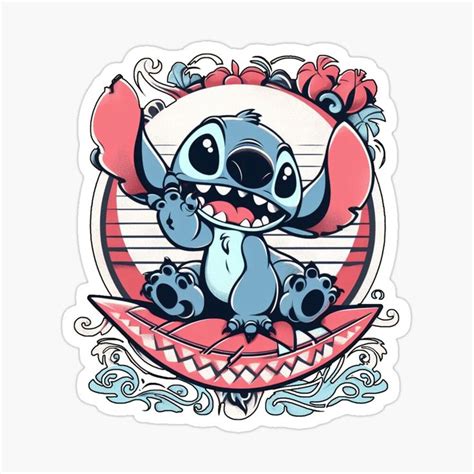 Stitch Sticker For Sale By Samsar In 2024 Stickers Vinyl Sticker