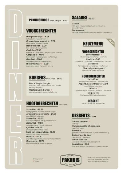 Pakhuis Leiden 7 Vegan And 12 Vegetarian Meals Restauplant
