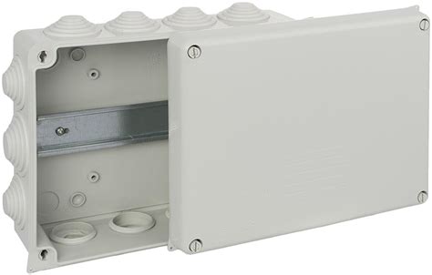 Boîte de distribution étanche IP55 IK08 avec rail DIN 220 x 170 x 80 mm