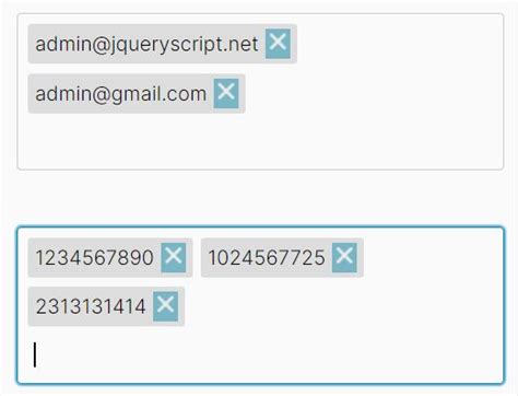 Tiny Text Field Based Tags Input Plugin Tagify Free JQuery Plugins