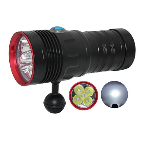 New Design Waterproof 5000lumens 5*xm L2 Led Diving Powerful Flashlight ...