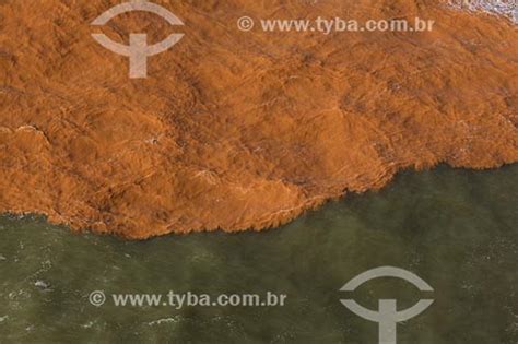 Tyba Online Assunto Foto Aérea Da Lama Chegando Ao Mar Pelo Rio