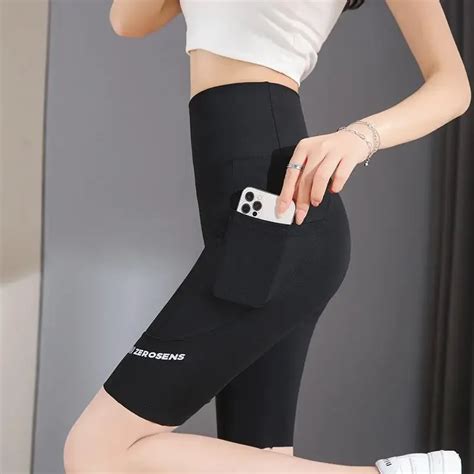 Yoga Legging Shorts Frauen Sport Kurze Hohe Taille Fitness Strumpfhosen