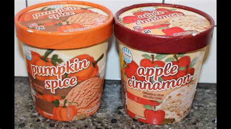 Sundae Shoppe Aldi Ice Cream Pumpkin Spice And Apple Cinnamon Review Youtube