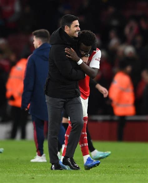 Arsenal Buzz On Twitter 📸 Mikel Arteta And Bukayo Saka After