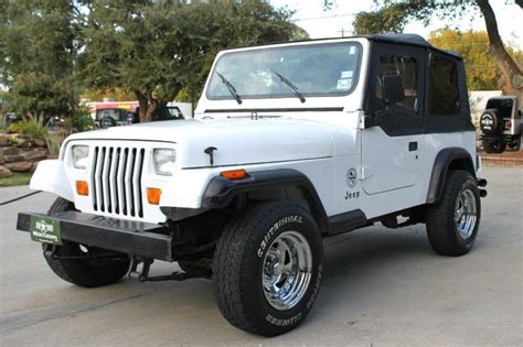 1994 White Jeep Wrangler Yj 116k Miles Manual Transmission 4