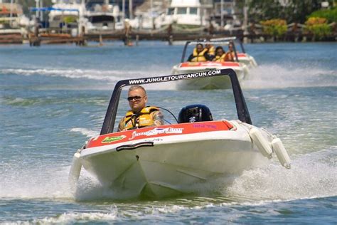 Nichupte Lagoon Speed Boat Tour Navigate Through Water Channels And