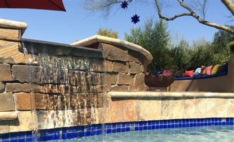 Lightstreams Royal Blue Waterline Tile Peacock Bbq Swimming Pool