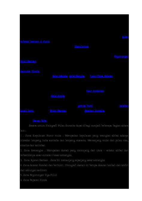 Geologi Pulau Sumatera Pdfcoffeecom