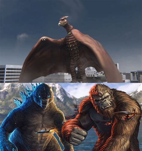 Godzilla And Kong Vs Rodan 1956 By Mnstrfrc On Deviantart