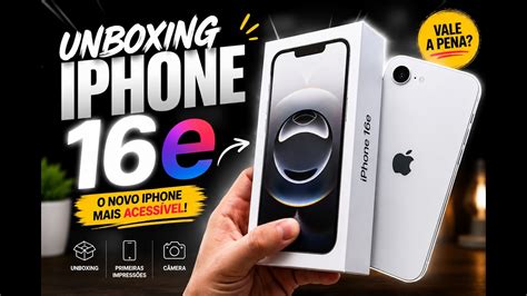Melhor Custo Beneficio Iphone - O Melhor iPhone Custo-Benefício? Unboxing iPhone 16e! - YouTube