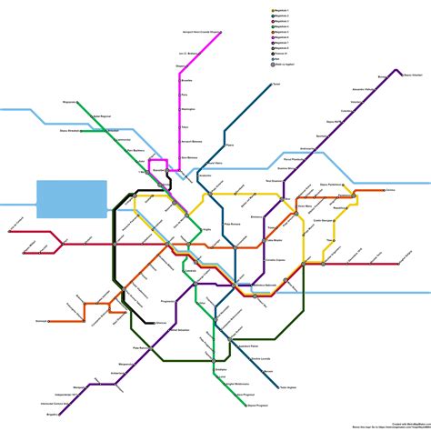 Harta Tuturor Liniilor De Metrou Planificate Rbucuresti