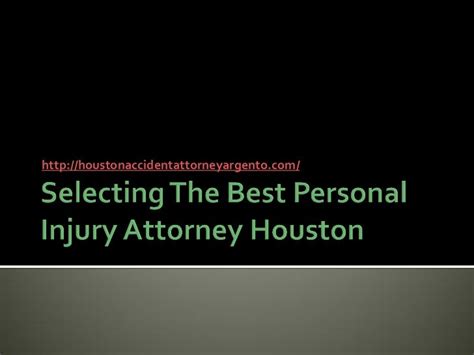 Personal injury attorney Houston