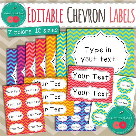 Chevron Labels Chevron Labels Chevron Classroom Decor Chevron Classroom