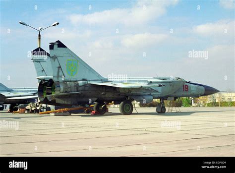 Supersonic All Weather Fighter Interceptor Mig 25pd Ukrainian Air Force