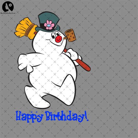 Frosty Happy Birthday PNG, Christmas PNG Dowload | Inspire Uplift