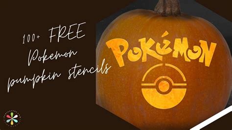 Pokemon Pumpkin Stencils Pumpkin Carvings Stencils 100 Free Oliver