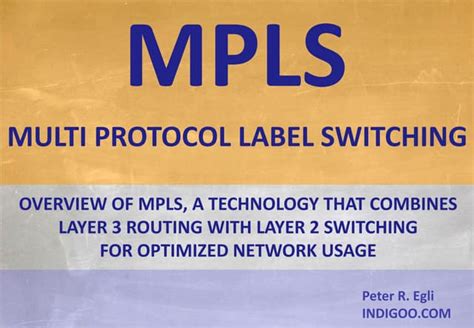 Mpls Multiprotocol Label Switching Ppt