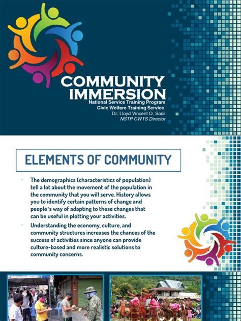 Lesson 1b Community Immersion Pdf Community Learning