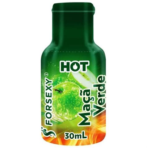 Gel Comest Vel Sabor Ma Verde Hot Excita E Esfria Ml For Sexy