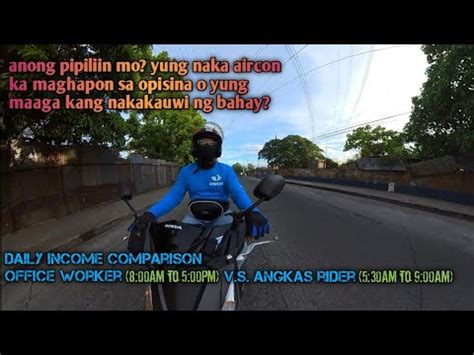 MAGKANO NGA BA ANG TOTOONG KITA NG ISANG ANGKAS RIDER YouTube