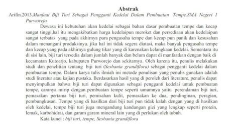 Contoh Abstrak Skripsi Dan Karya Ilmiah Beserta Cara Membuatnya