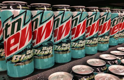 Mountain Dew Baja Blast Caffeine