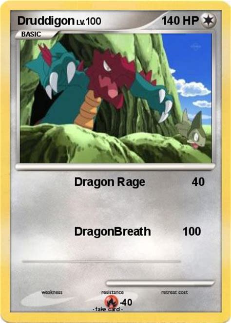 Druddigon Pokemon Card