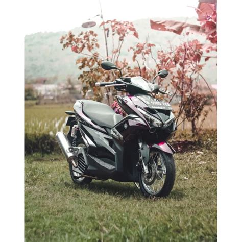 Jual STRIPING STICKER AEROX NVX 155 TRANSPARAN MALAYSIA STYLE SILVERA