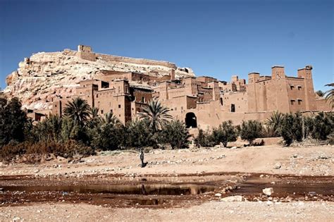 Vue De Dessous Du Ksar Ait Ben Haddou Maroc Photo Premium