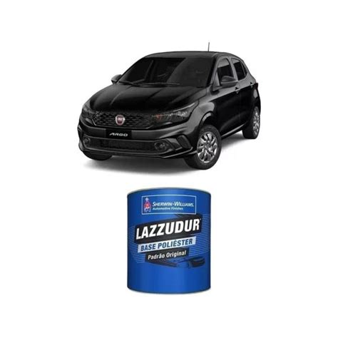 Tinta Automotiva Poliester 900ml Lazzuril Preto Vulcano Lisa Almeida