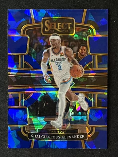 Panini Select Shai Gilgeous Alexander Blue Ice Prizm Okc