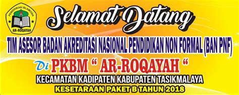 Contoh Banner Selamat Datang Tim Asesor Akreditasi Ruang Ilmu