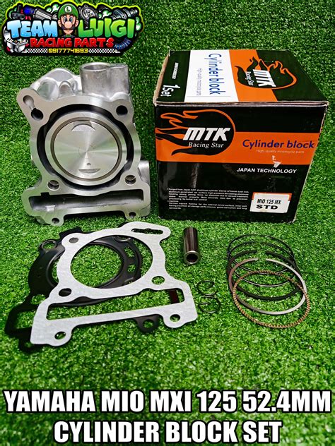 MTK YAMAHA MIO MXI 125 52 4MM STANDARD CYLINDER BLOCK SET Lazada PH