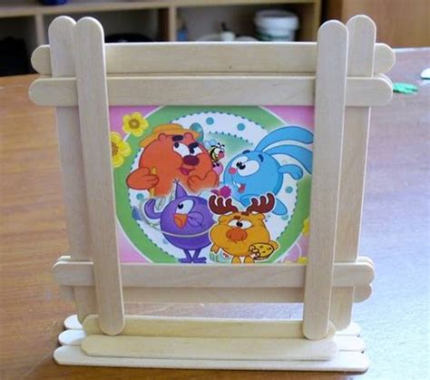 25 DIY Creative Popsicle Stick Frames Ideas Tutorials