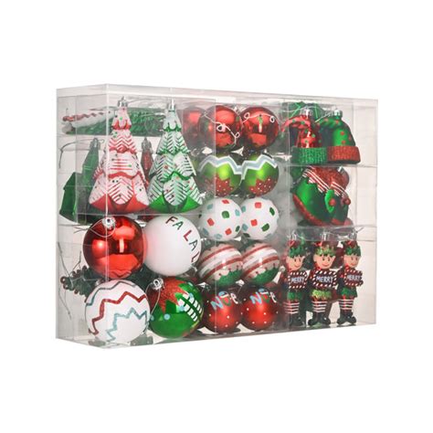 The Holiday Aisle Elves 120ct Assorted Red And Green Elf Christmas