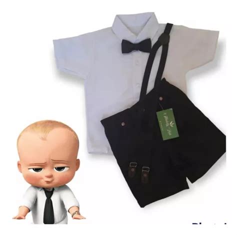 Roupa Do Poderoso Chefinho Infantil Meninos Conjunto Parcelamento Sem