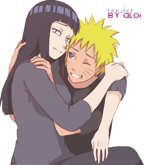 Hyuuga Hinata And Uzumaki Naruto Render By Aloiichigo On 44520 Hot