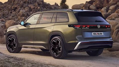 2026 Volkswagen Atlas Teramont Digitally Drops All Camo Autoevolution