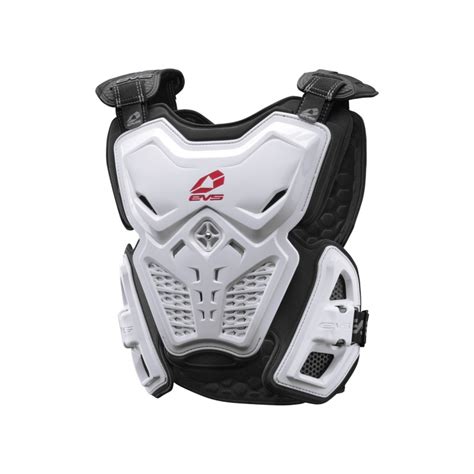 Evs F Chest Protector White Adult M Cit Moto Online Shop