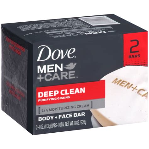 Dove Men Care Deep Clean Bar Soap 2 Ct Shipt