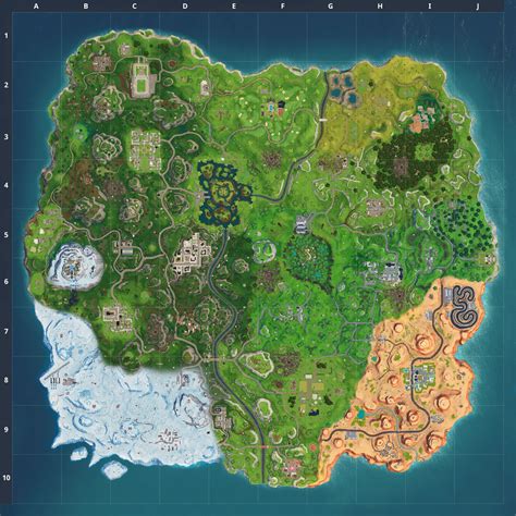 I Made My Ideal Fortnite BR Map That Includes POIs And Landscape From